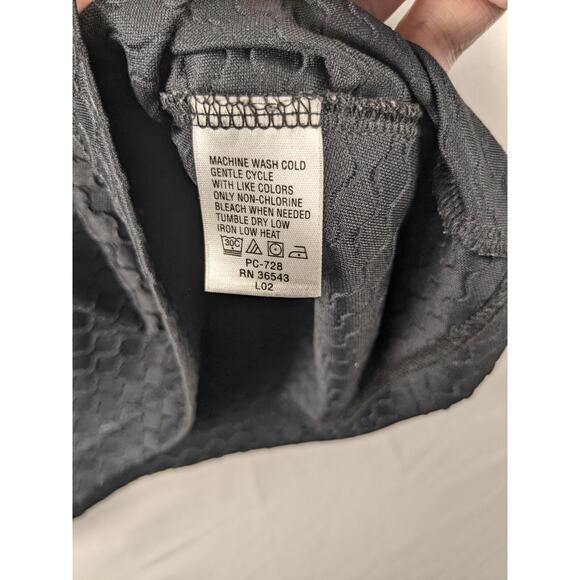 Izod PerformX Black Sleeveless Top Womens Small Collar Mesh Athletic Cool FX - Picture 6 of 6